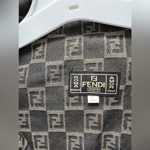 Fendi Black and Gray Trench Coat - Picture 2 of 16